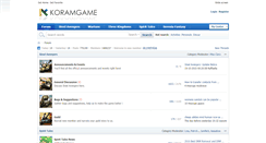 Desktop Screenshot of forum.koramgame.com