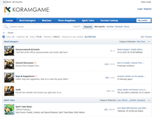 Tablet Screenshot of forum.koramgame.com